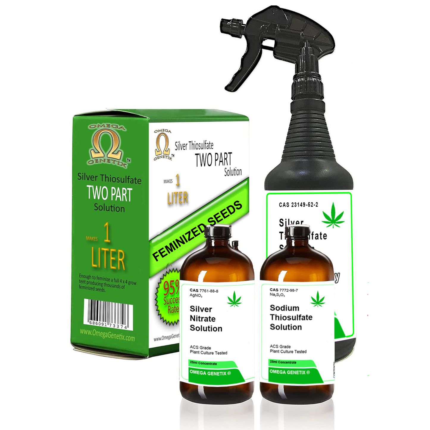 Silver Thiosulfate Two Part Solution, 1 Liter