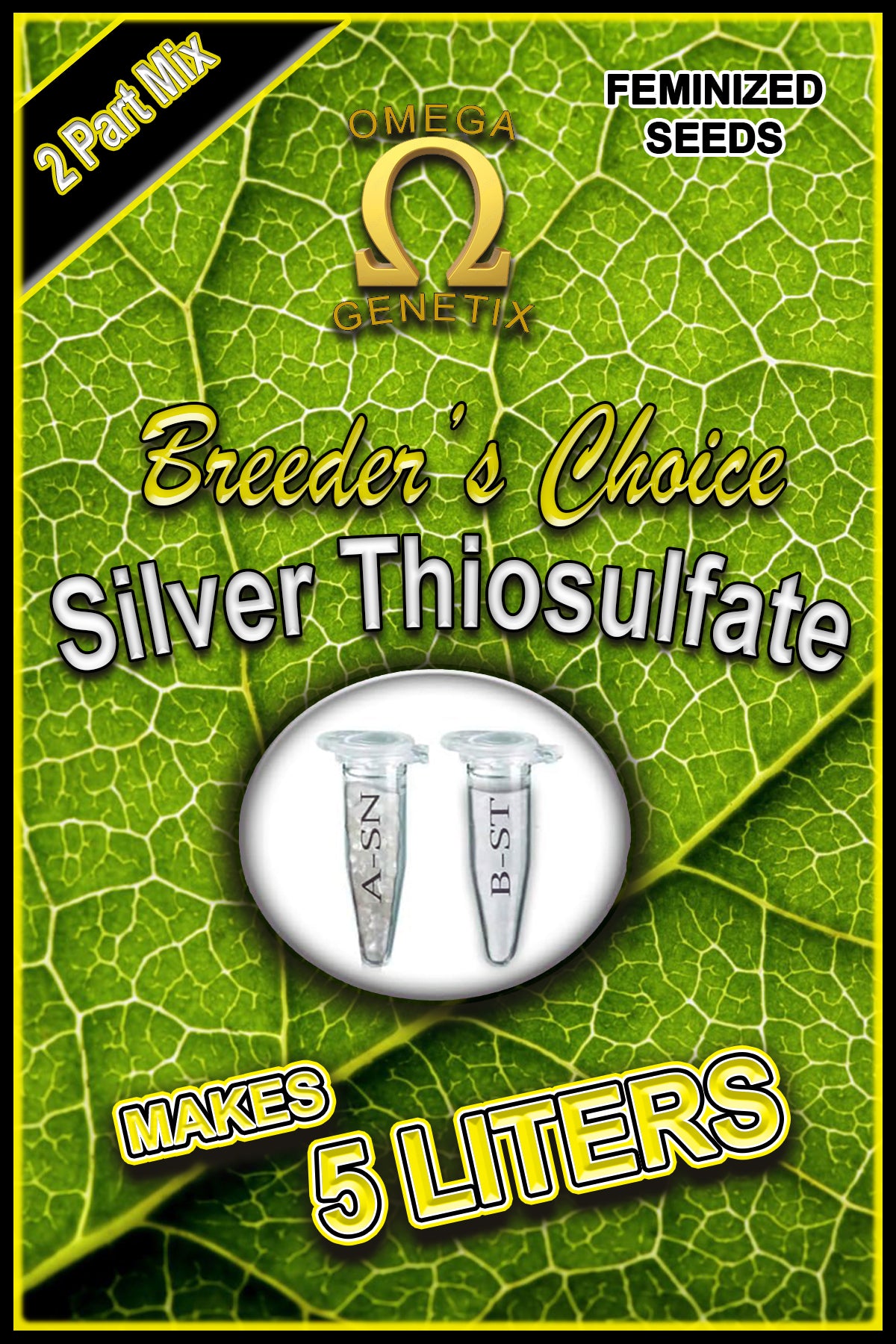Silver Thiosulfate Solution, 5 Liters, Breeder's Choice
